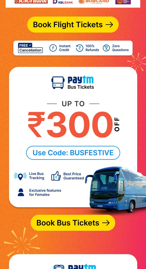 Paytm Travel - Bus Tickets