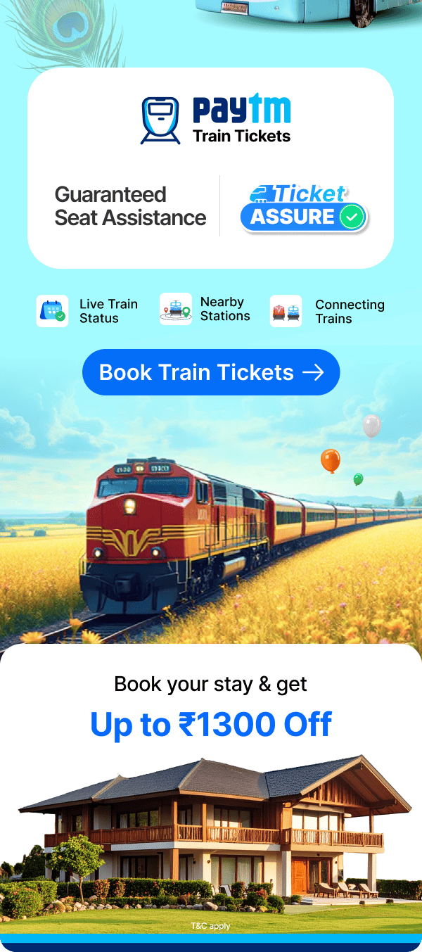 Paytm Travel - Train Tickets