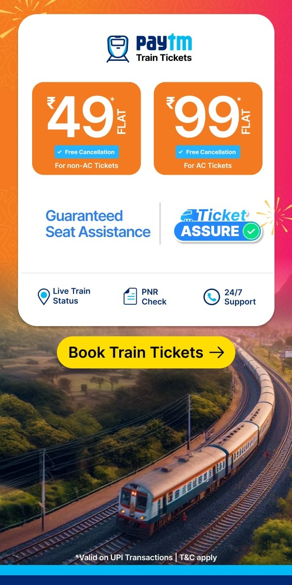 Paytm Travel - Train Tickets